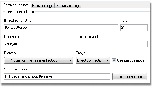 access ftp server from browser